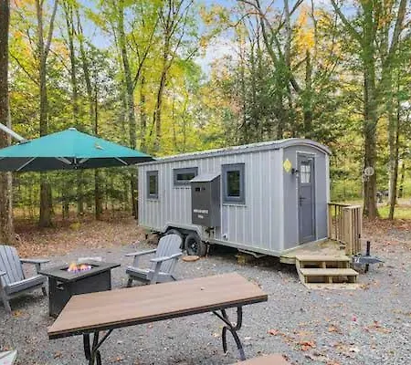 Camptel Poconos Lodging Albrightsville Exterior foto