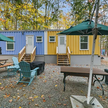 Camptel Poconos Lodging Albrightsville Exterior foto